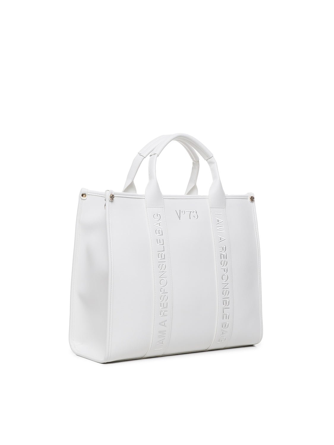 Borsa tote Echo 73 73BS7HD01 ECHO 73BIANCO V° 73 