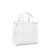 Borsa tote con ricamo 73BS7HD02 ECHO 73 BIANCO V° 73 