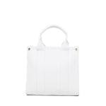 Borsa tote con ricamo 73BS7HD02 ECHO 73 BIANCO V° 73 