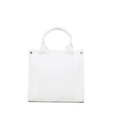 Borsa tote con ricamo 73BS7HD02 ECHO 73 BIANCO V° 73 