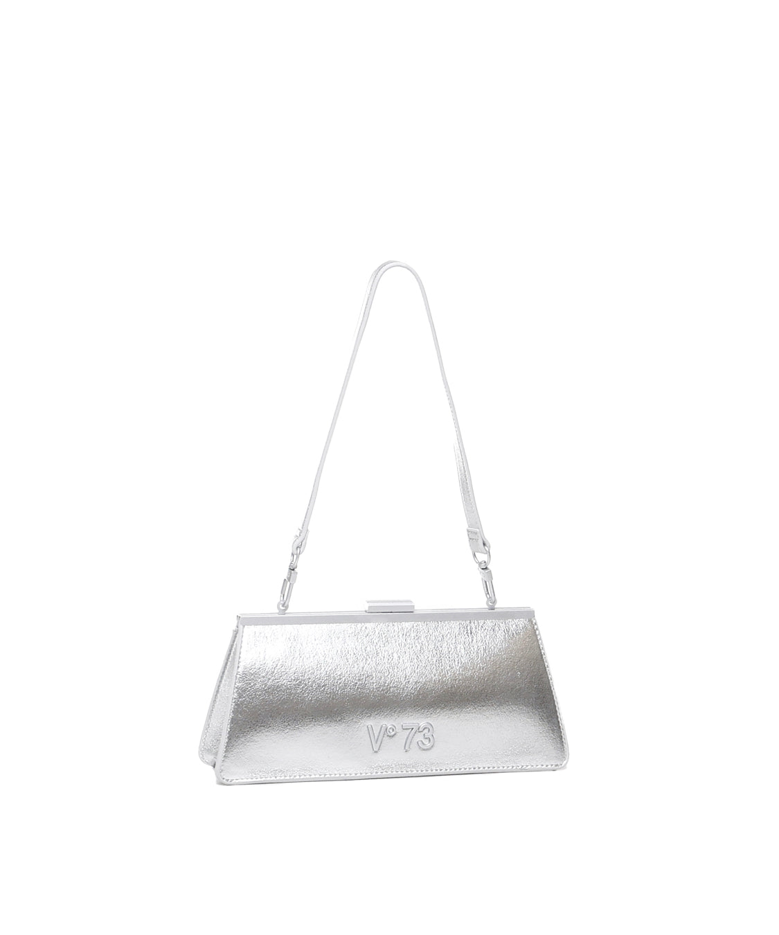 Clutch Crow Sports metallizzata 73BS7Q302 CROWARGENTO V° 73 