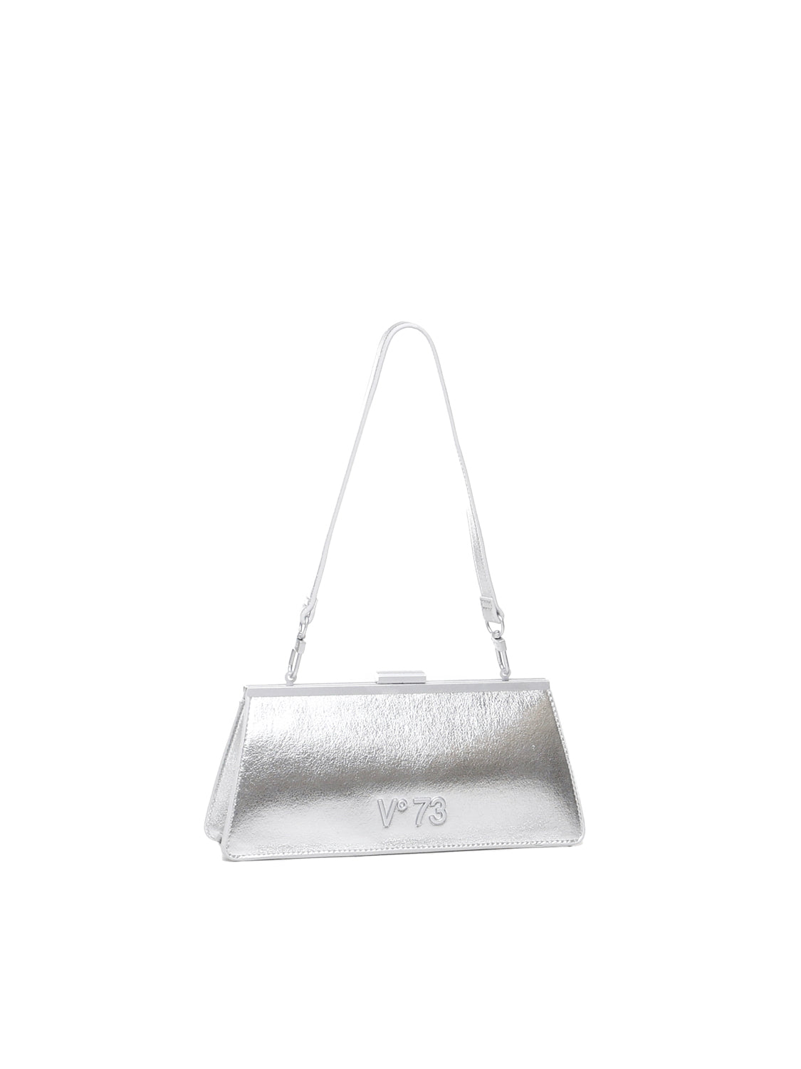 Clutch Crow Sports metallizzata 73BS7Q302 CROWARGENTO V° 73 