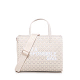 Shopping bag Responsibility 73BS7Q901 RESPONSIBILITY LOGOOFFWHITE V° 73 