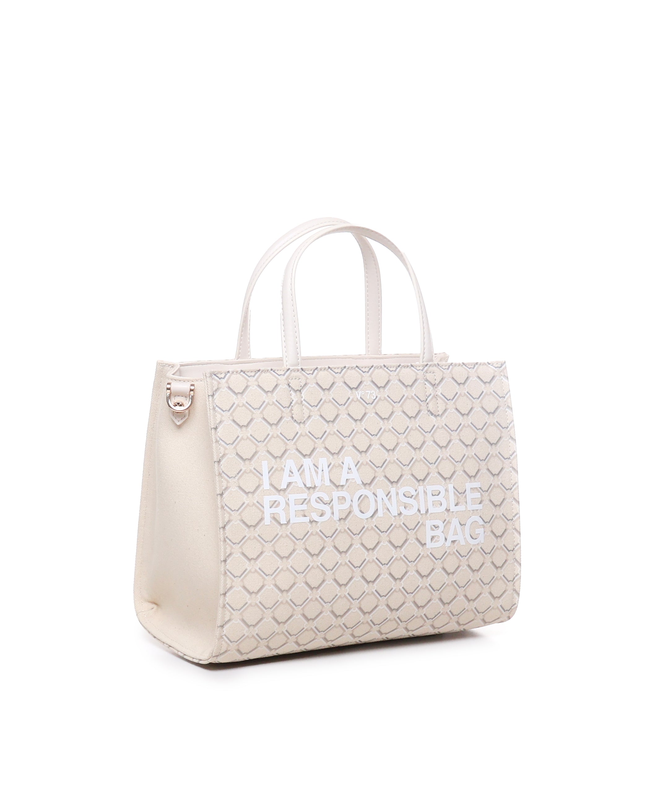 Shopping bag Responsibility 73BS7Q901 RESPONSIBILITY LOGOOFFWHITE V° 73 
