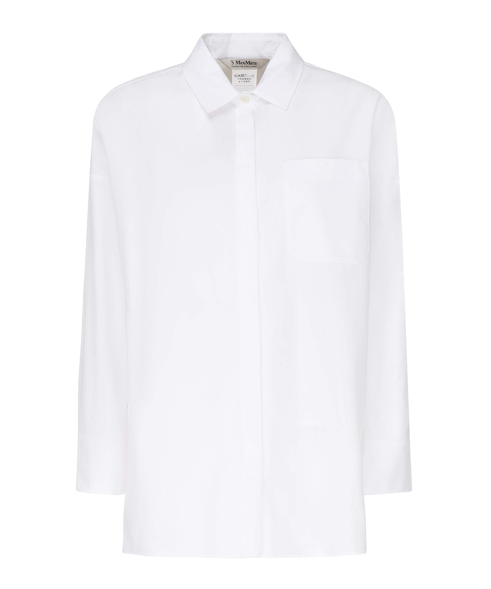 Camicia dritta in popeline 2519191013600 001 'S MAX MARA 