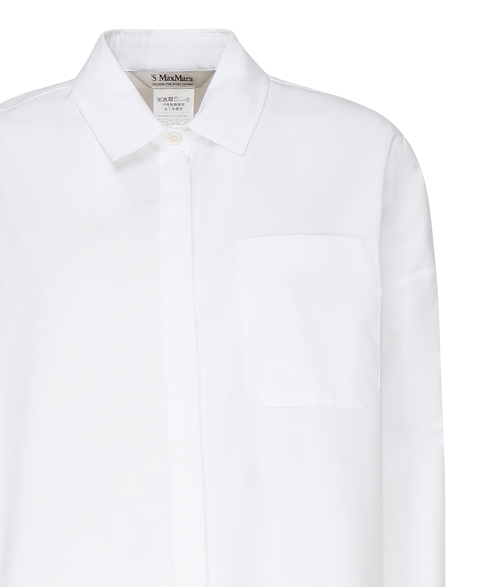 Camicia dritta in popeline 2519191013600 001 'S MAX MARA 