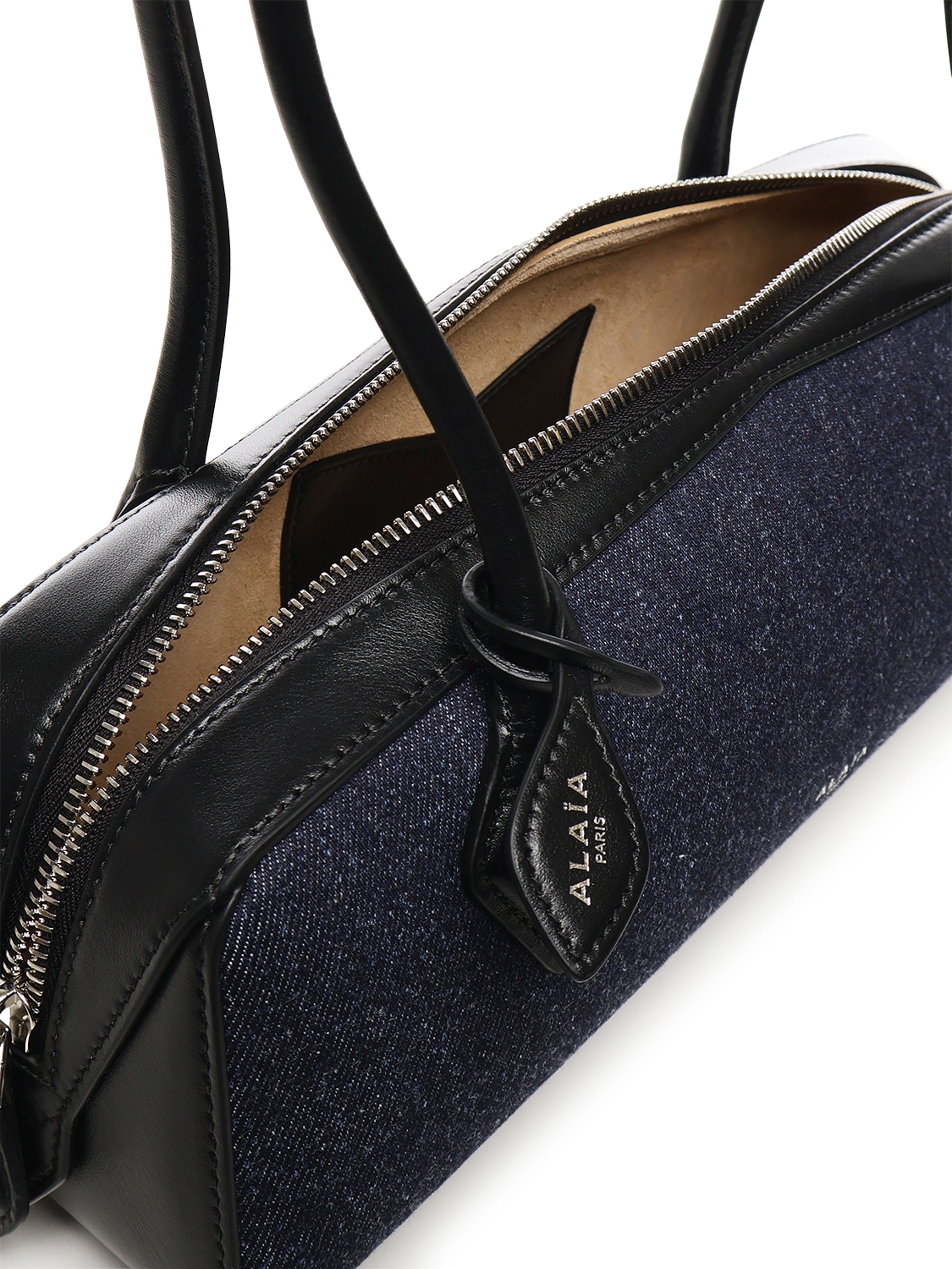 Borsa le Teckel media in denim AA1S06033CA384 516 ALAIA 