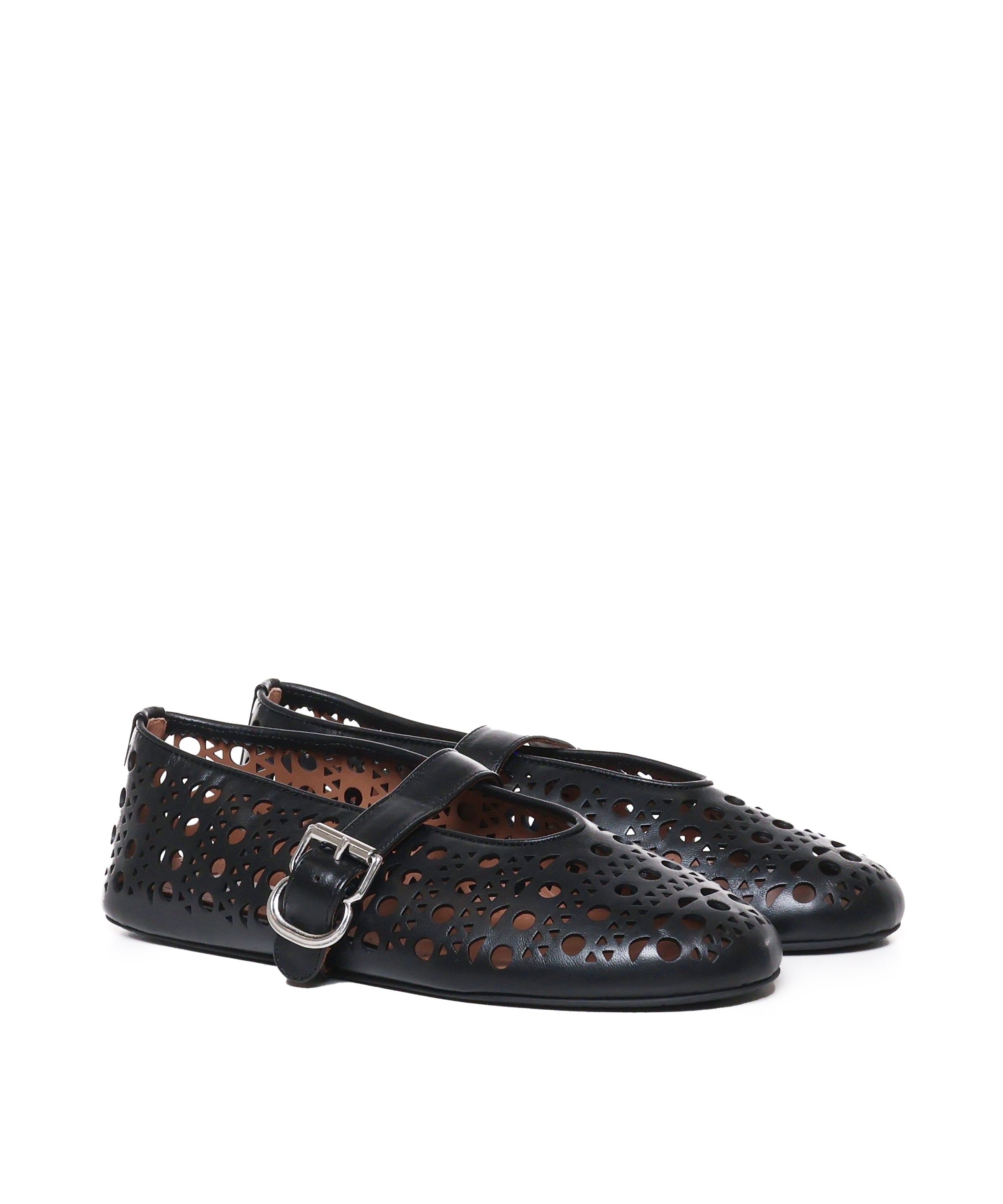 Ballerine in pelle di capra Vienne AA3A029CK216 999 ALAIA 