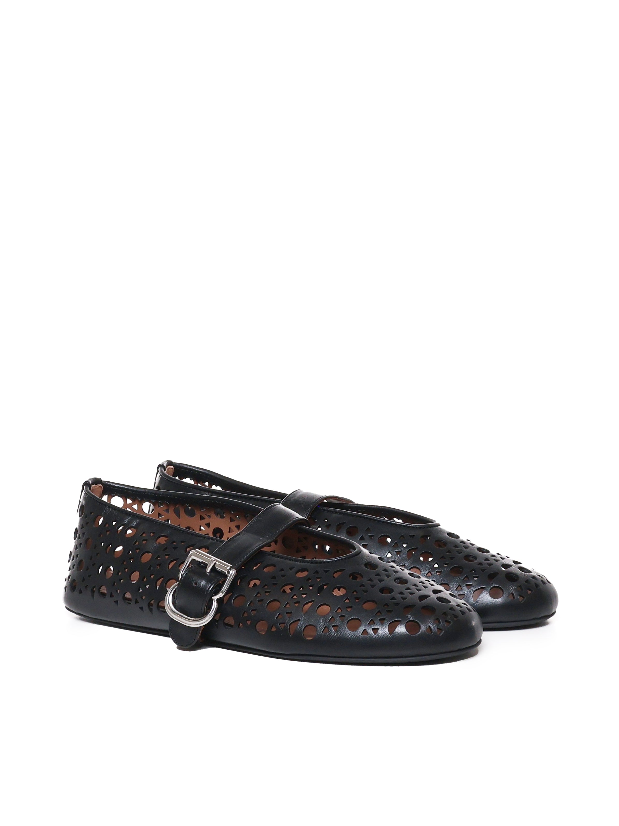 Ballerine in pelle di capra Vienne AA3A029CK216 999 ALAIA 