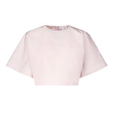 T-shirt in taffetà AA9H1193W039A 416 ALAIA 