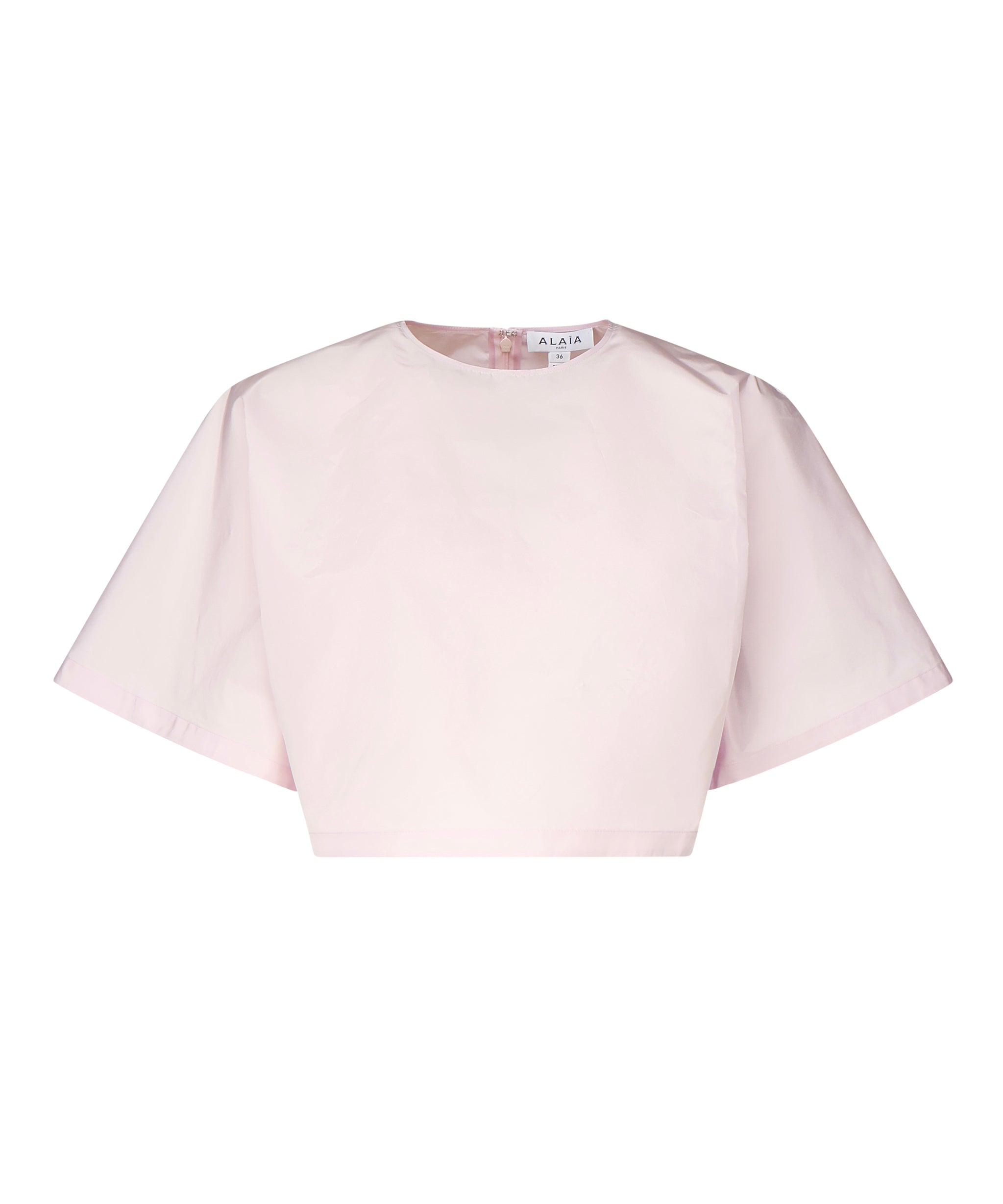 T-shirt in taffetà AA9H1193W039A 416 ALAIA 
