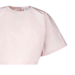 T-shirt in taffetà AA9H1193W039A 416 ALAIA 