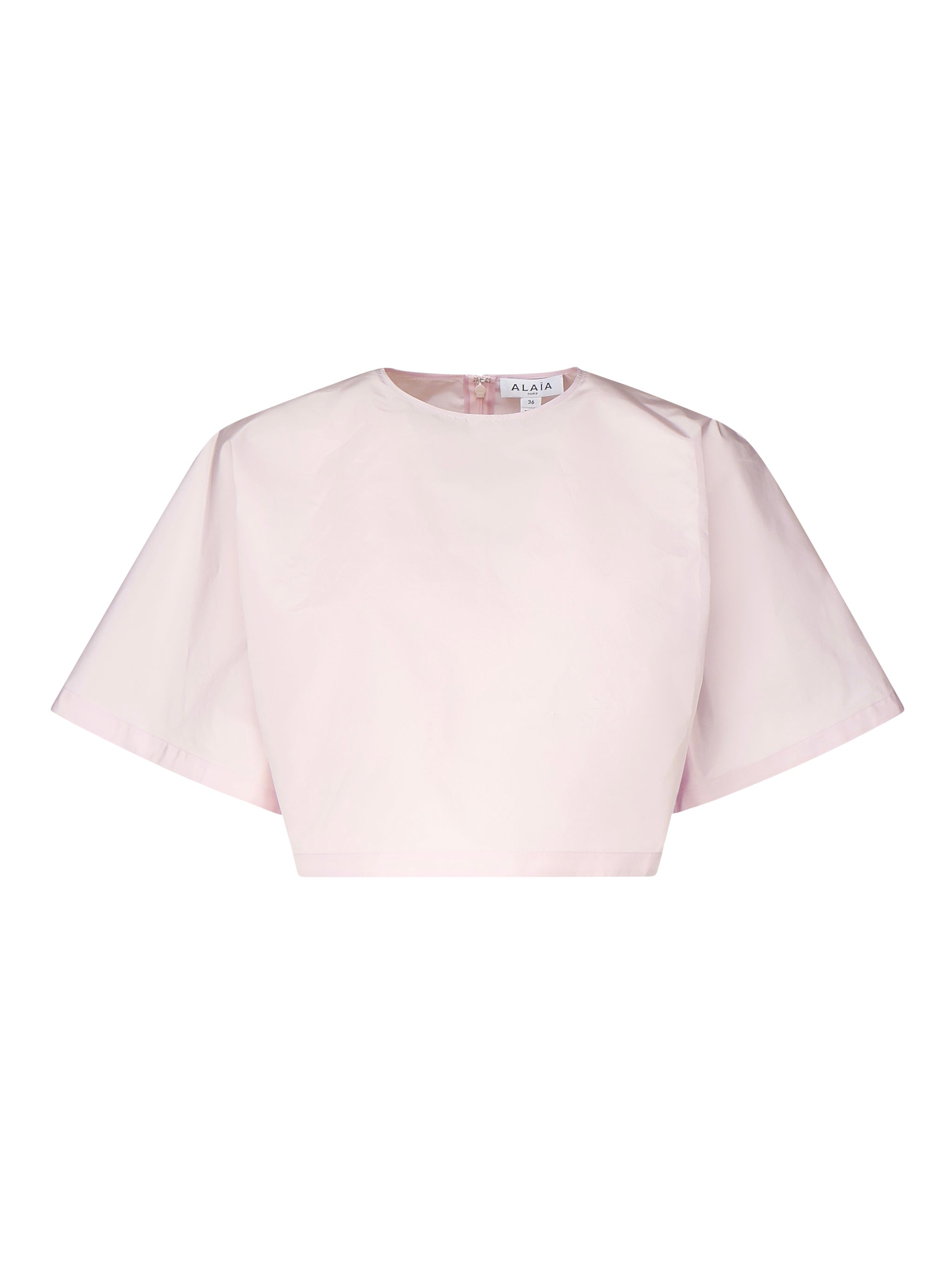 T-shirt in taffetà AA9H1193W039A 416 ALAIA 
