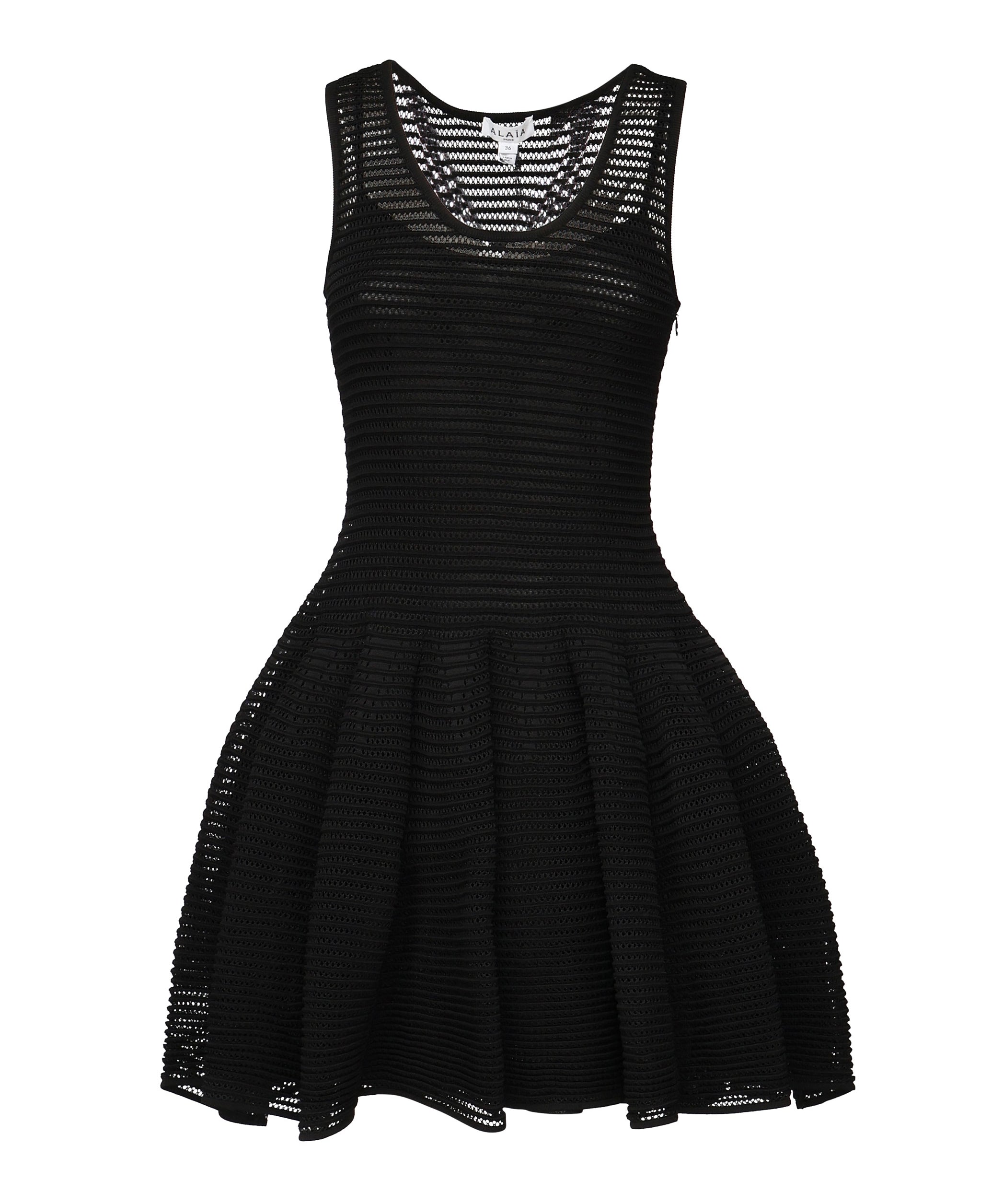 Vestito corti in maglia crinolina AA9R2534K008A 995 ALAIA 