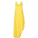 Abito sottoveste asimmetrico in jersey AA9R2588J077A 235 ALAIA 
