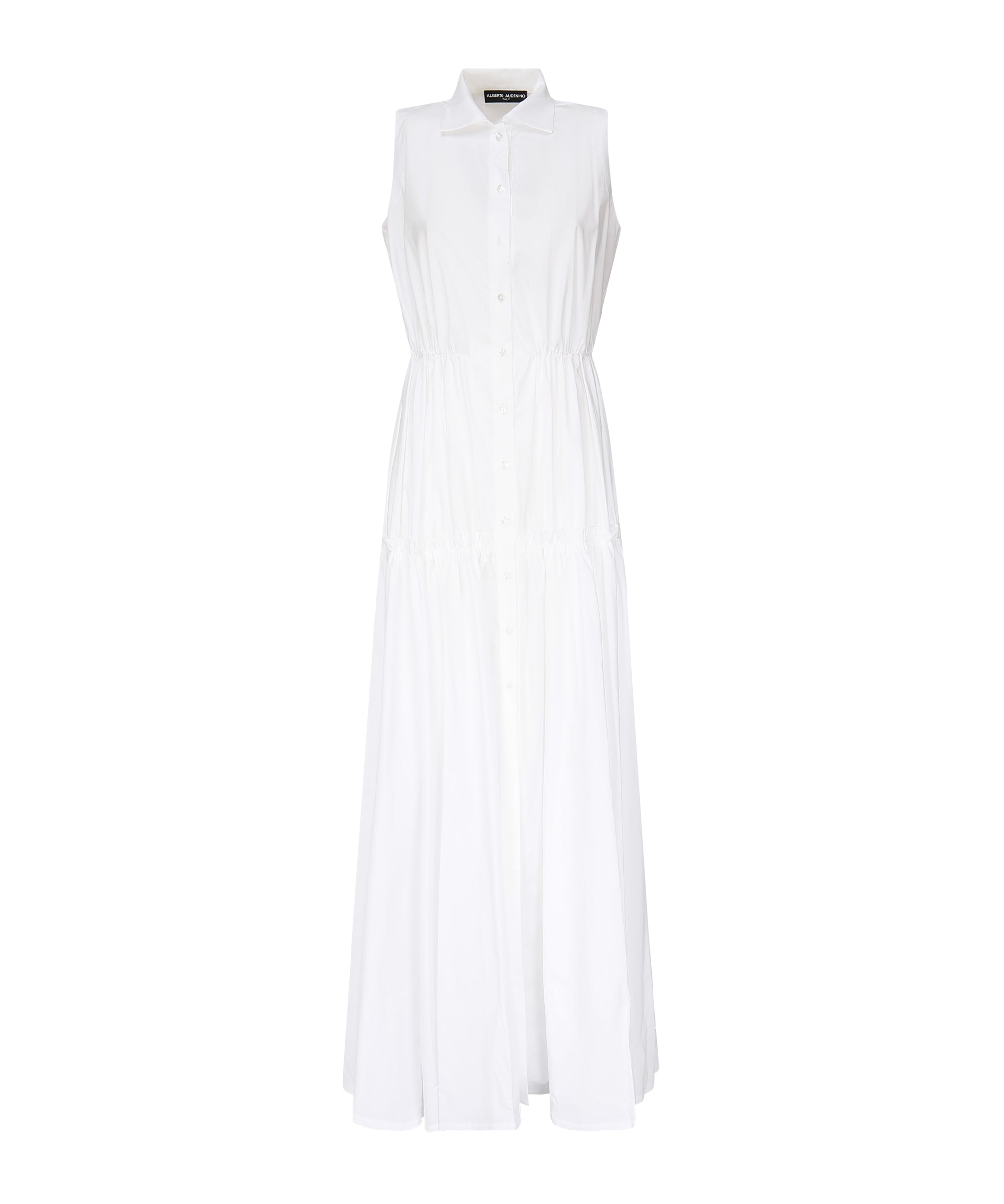 Vestito chemisier Lily in cotone AUS5LILYW WHITE ALBERTO AUDENINO 