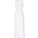 Vestito chemisier Lily in cotone AUS5LILYW WHITE ALBERTO AUDENINO 