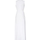 Vestito chemisier Lily in cotone AUS5LILYW WHITE ALBERTO AUDENINO 
