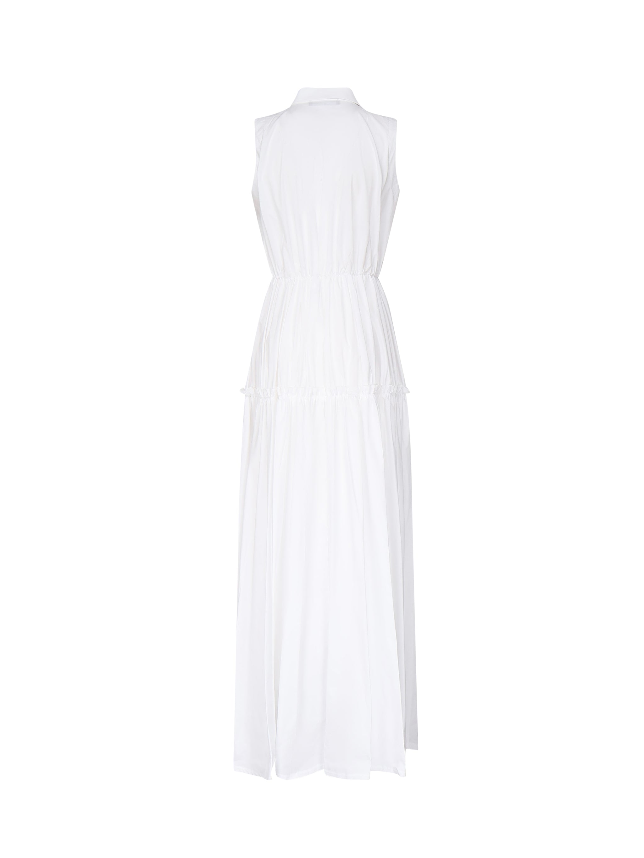 Vestito chemisier Lily in cotone AUS5LILYW WHITE ALBERTO AUDENINO 