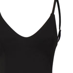 Abito lungo con schiena scoperta AUS5NINFEA BLACK ALBERTO AUDENINO 
