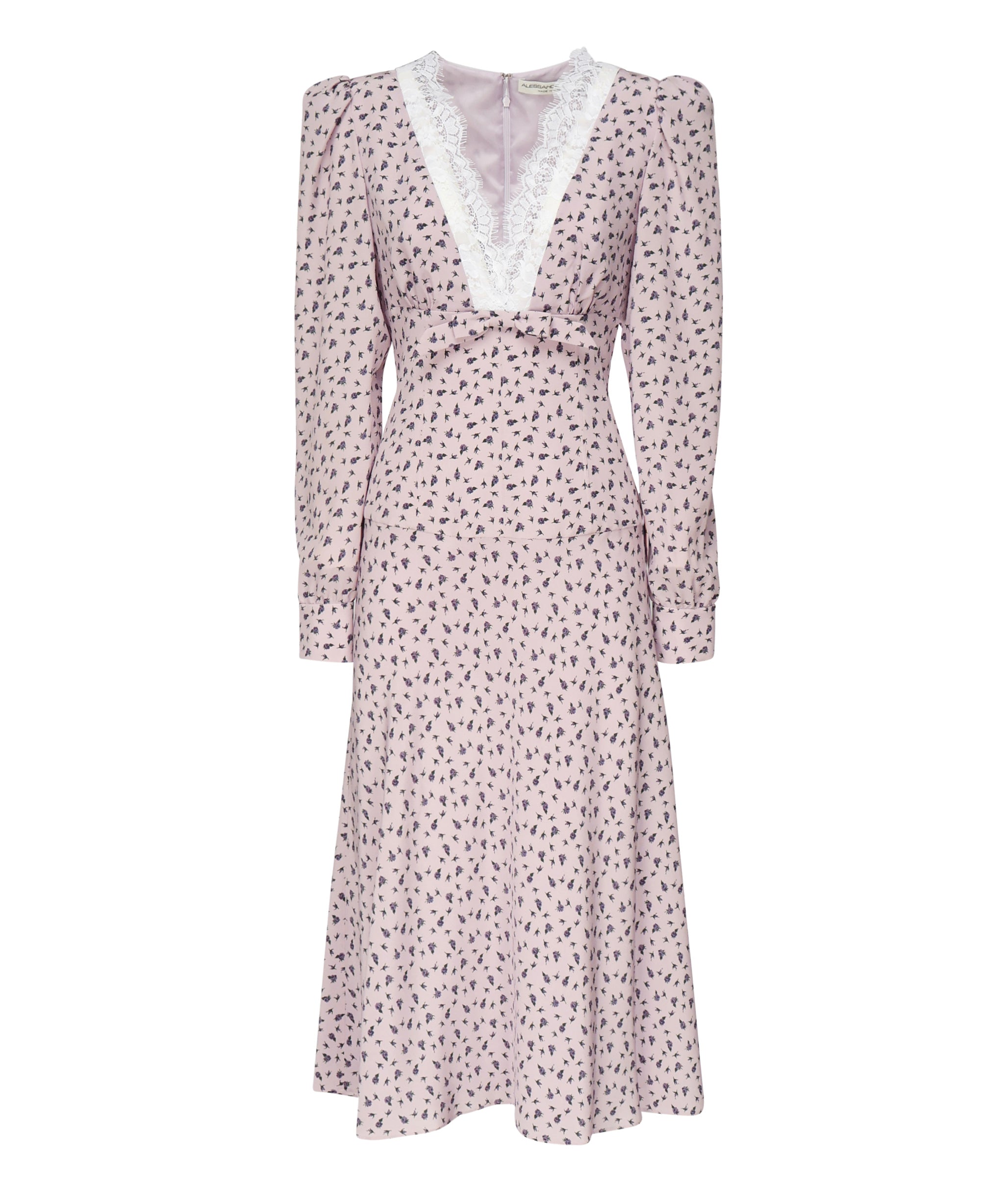 Abito con stampa rose FABX3985F4464 1911 ALESSANDRA RICH 