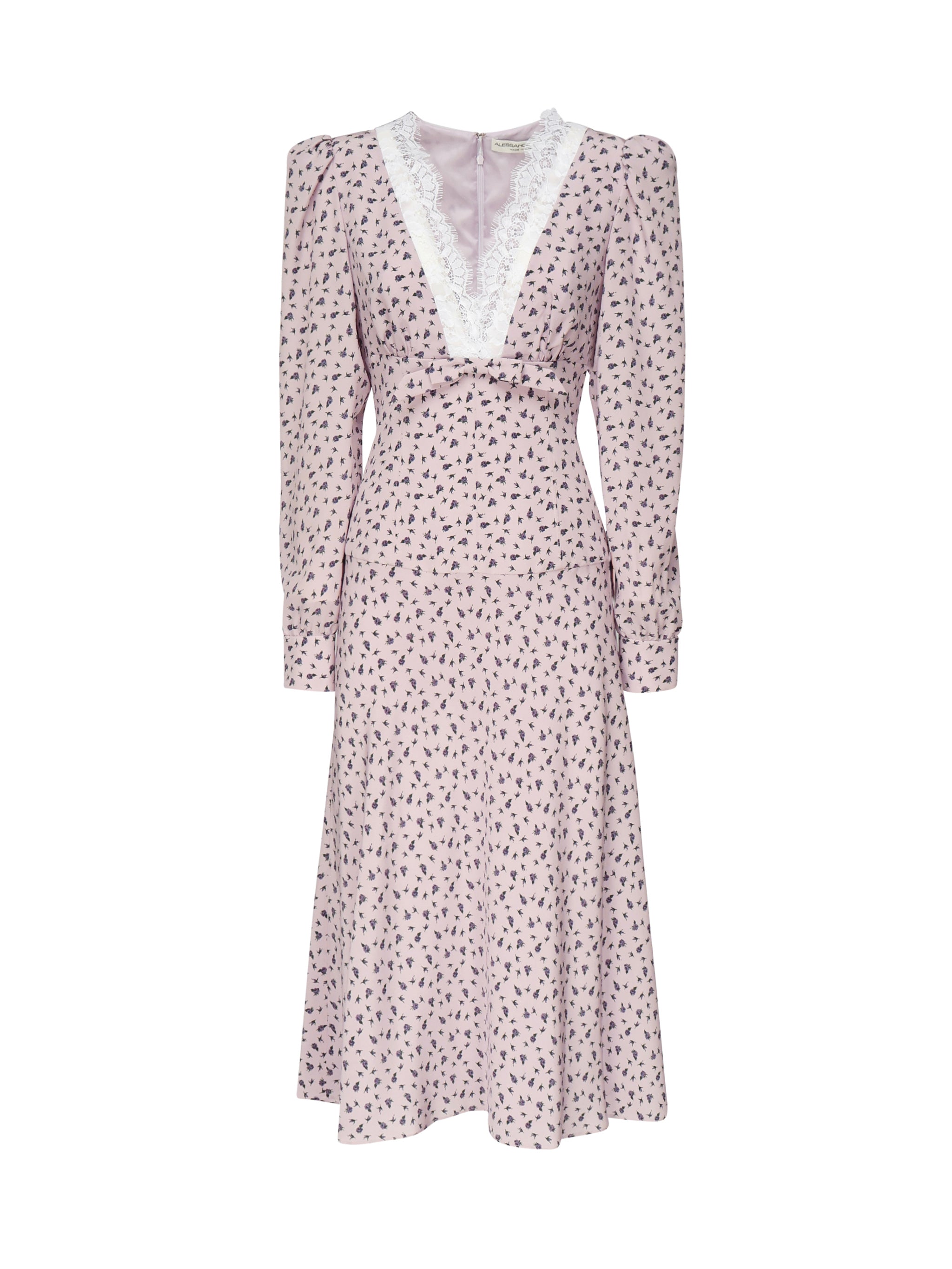 Abito con stampa rose FABX3985F4464 1911 ALESSANDRA RICH 