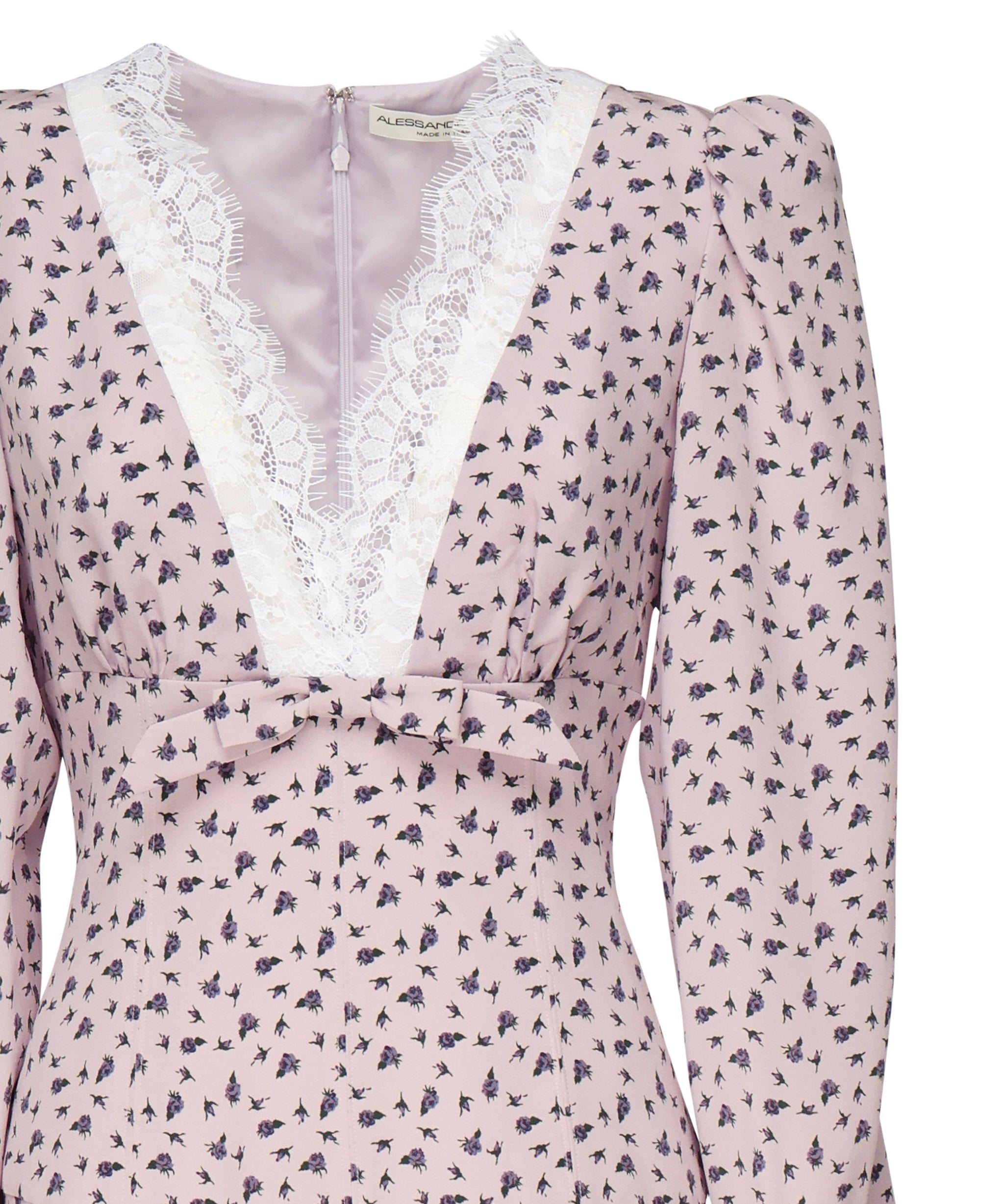 Abito con stampa rose FABX3985F4464 1911 ALESSANDRA RICH 