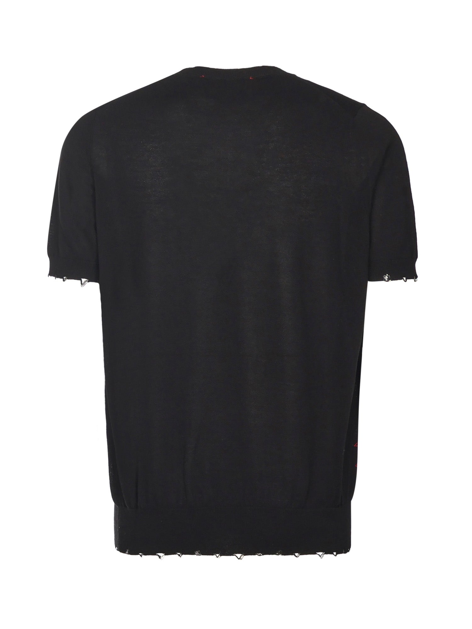 T-shirt in cotone B9D0058 99 AMARANTO 