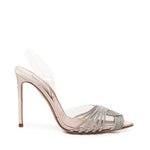 Décolleté Gatsby in PVC con cristalli GASHIGL0 SAPFE4 AQUAZZURA 