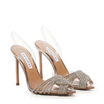 Décolleté Gatsby in PVC con cristalli GASHIGL0 SYPROG AQUAZZURA 