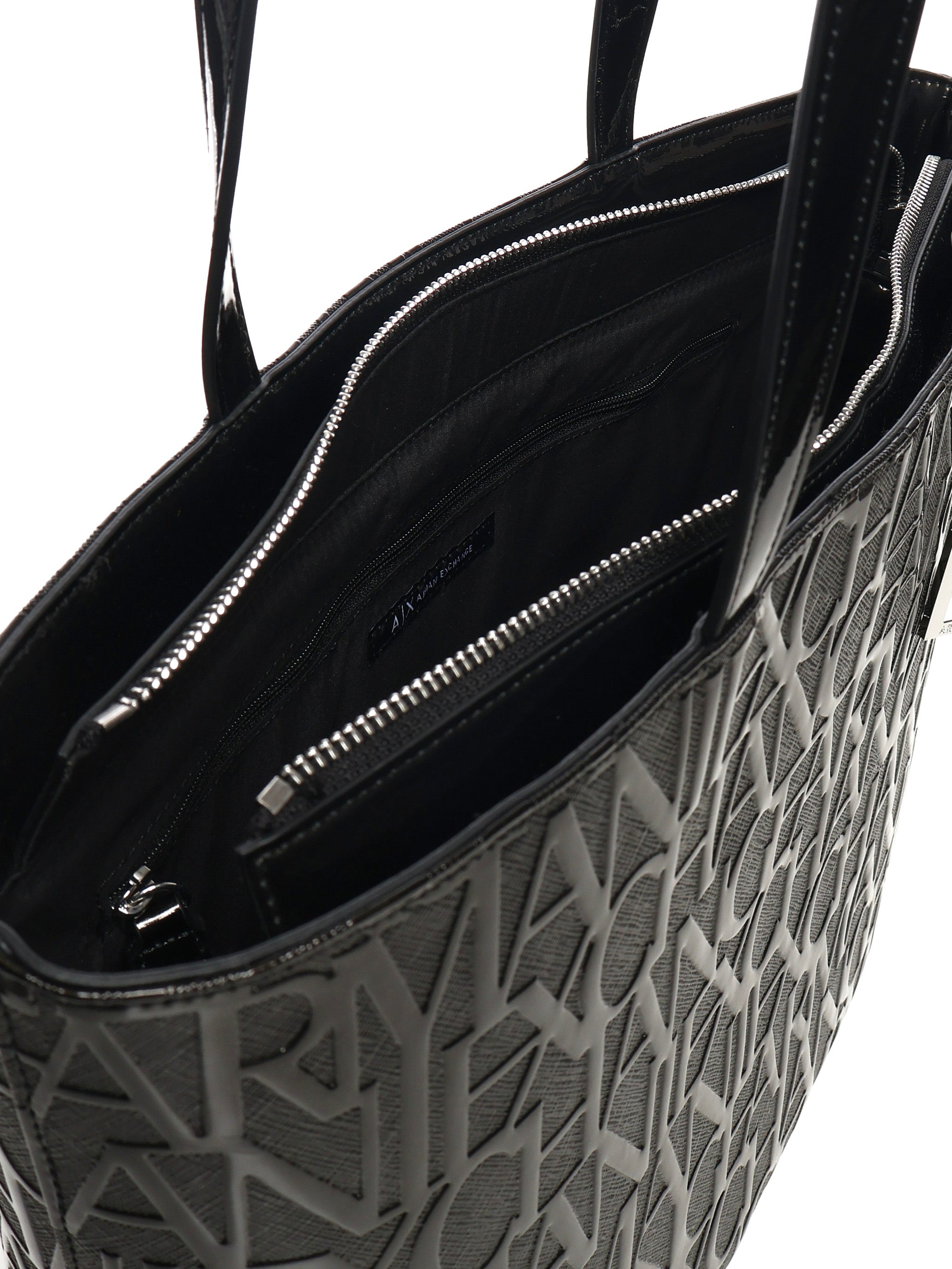 Borsa shopper con logo allover 942650 CC79400020 ARMANI EXCHANGE 