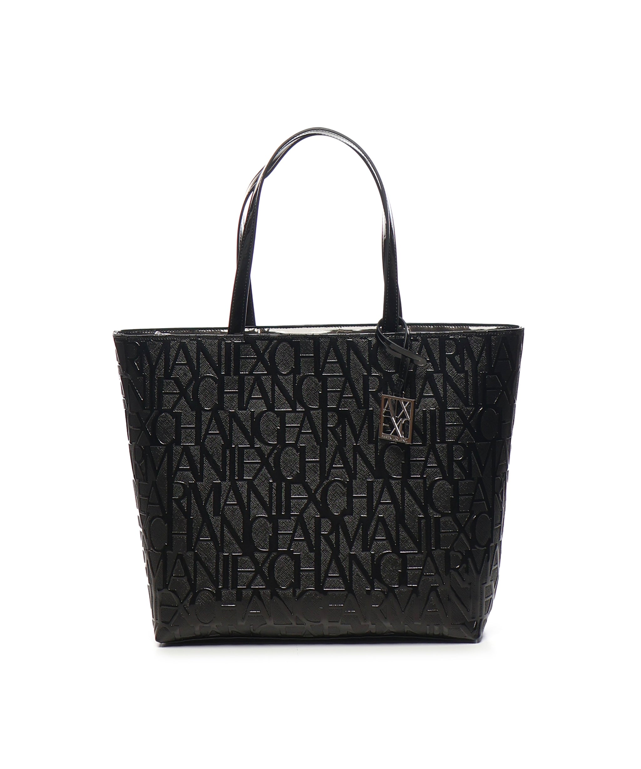 Borsa shopper con logo allover 942650 CC79400020 ARMANI EXCHANGE 