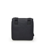 Borsa a tracolla piatta nera in similpelle XM000155 AF11931UB101 ARMANI EXCHANGE 