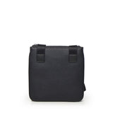 Borsa a tracolla piatta nera in similpelle XM000155 AF11931UB101 ARMANI EXCHANGE 