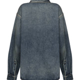 Camicia in cotone con Tasca sul Petto 783691 THW254245 BALENCIAGA 