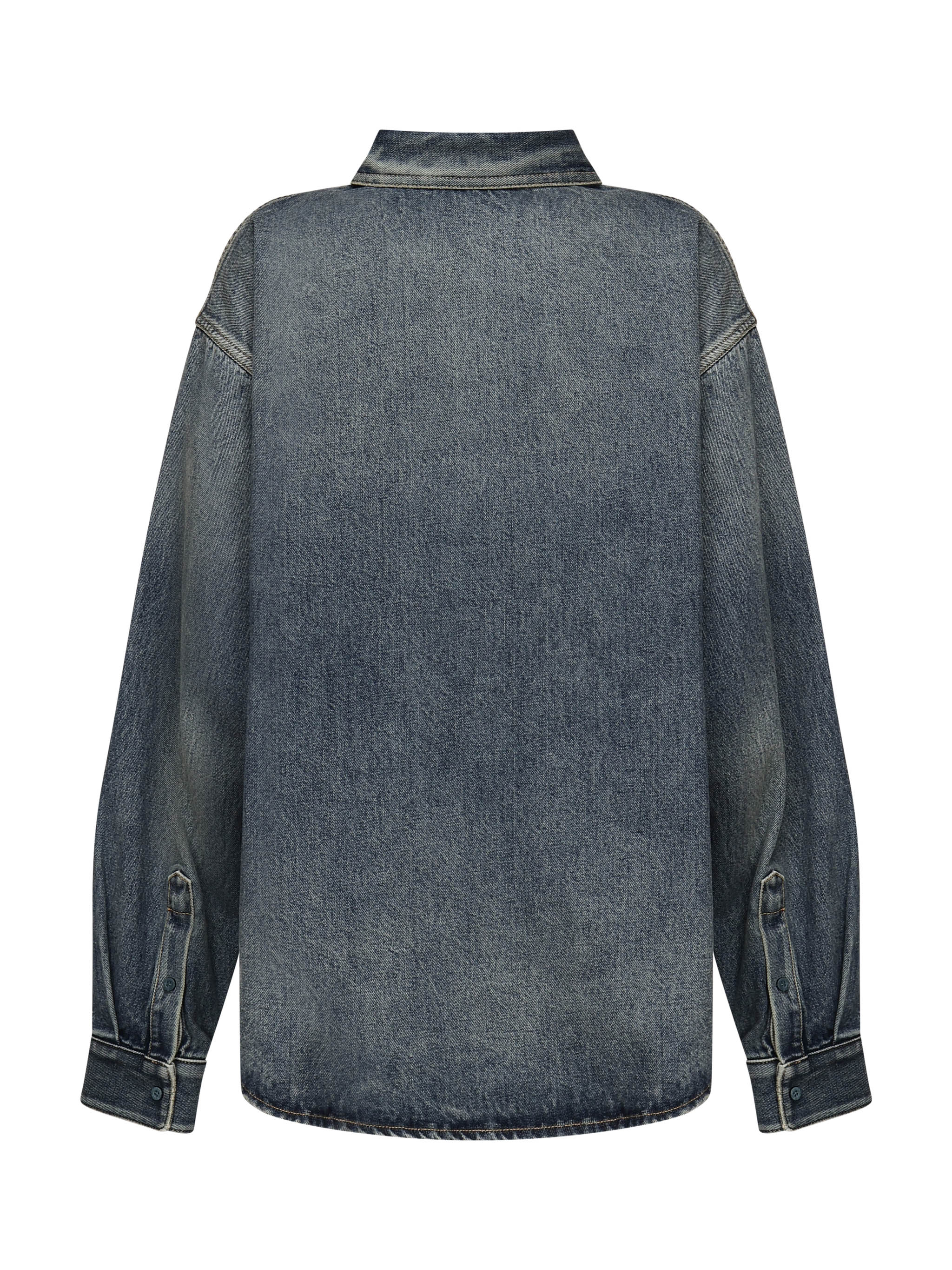Camicia in cotone con Tasca sul Petto 783691 THW254245 BALENCIAGA 