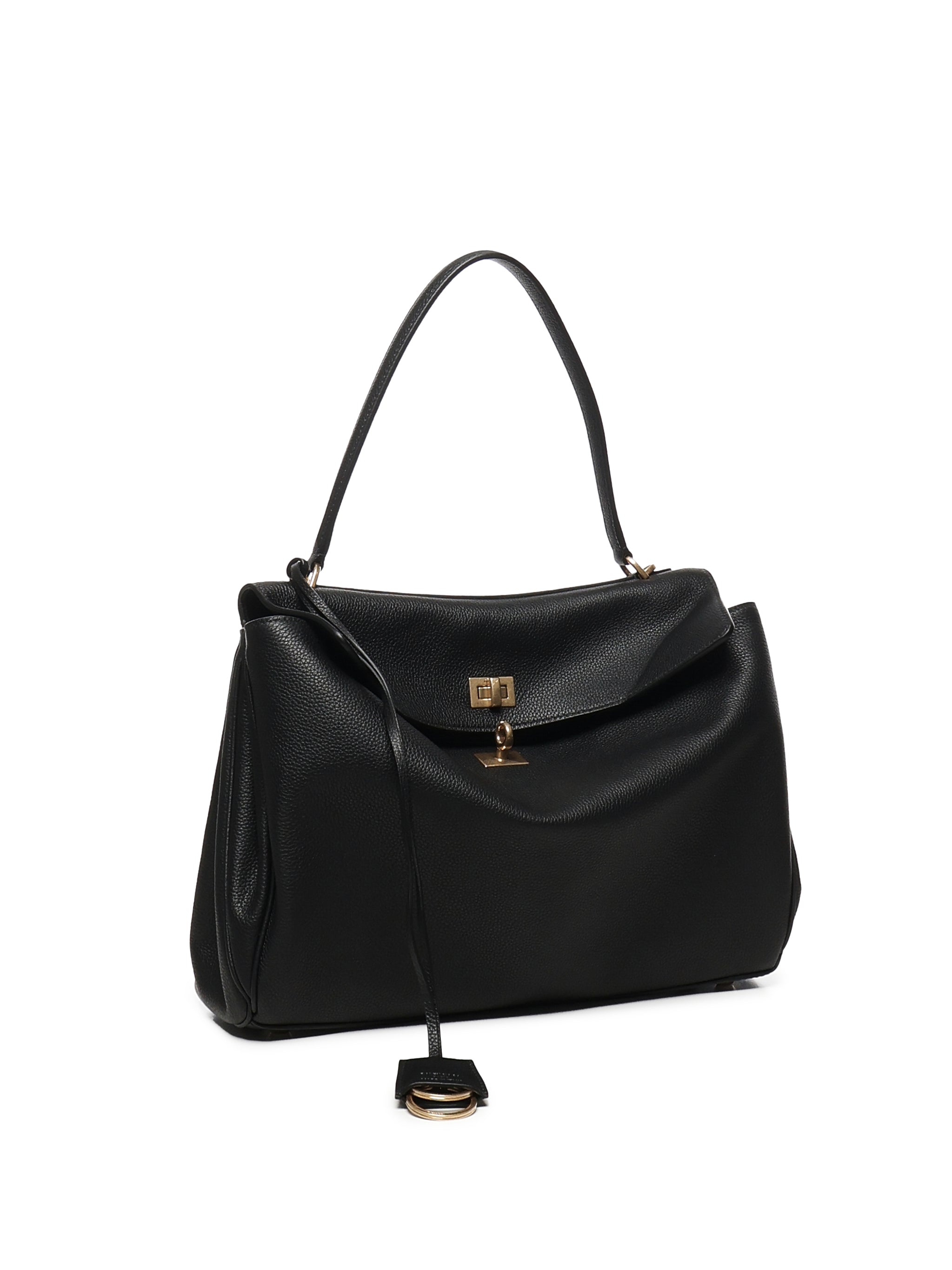 Borsa Rodeo Media in pelle di vitello martellata 789772 2ABV51000 BALENCIAGA 