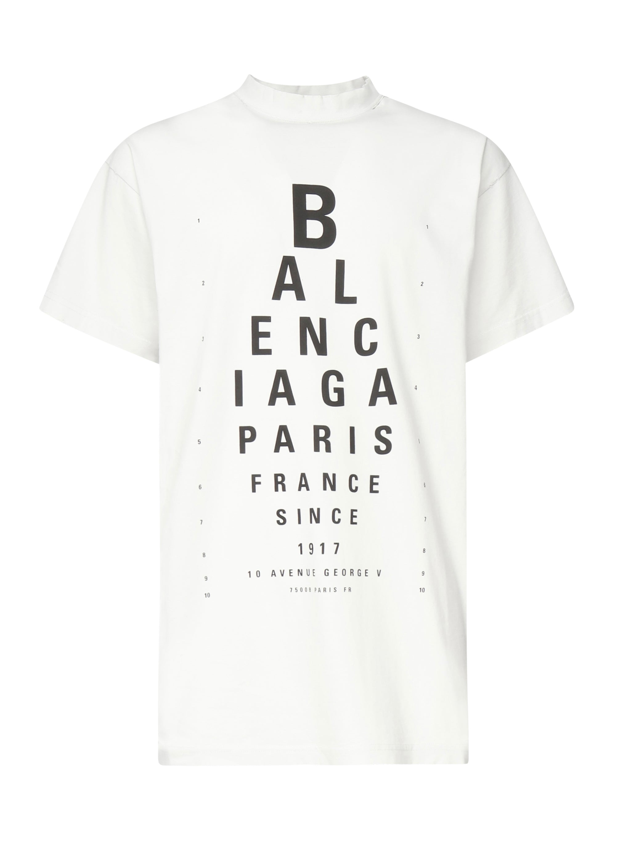 T-shirt Optical oversize 811688 TRVU69081 BALENCIAGA 