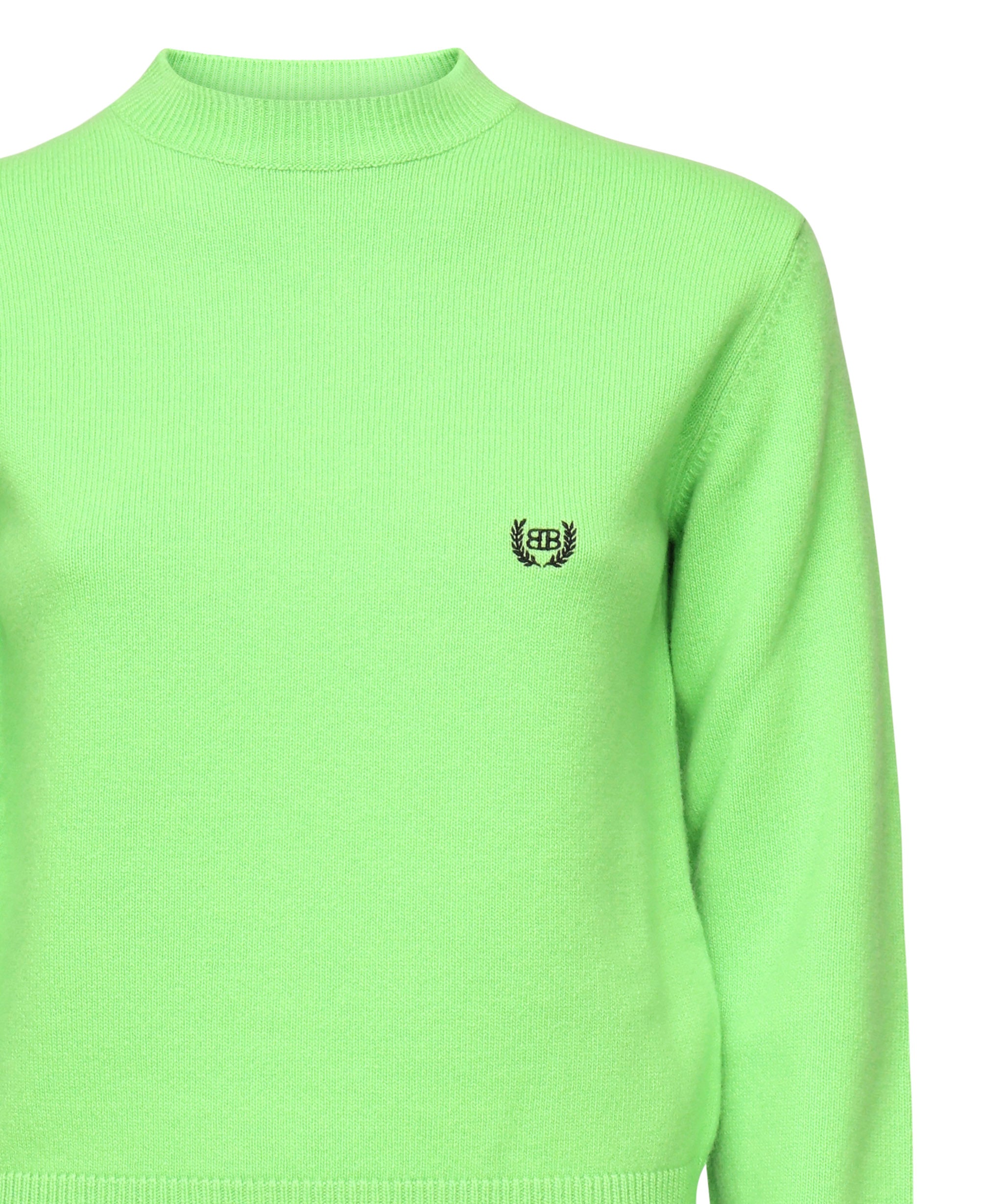 Maglione girocollo con logo 812107 T17143232 BALENCIAGA 