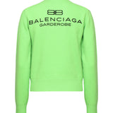 Maglione girocollo con logo 812107 T17143232 BALENCIAGA 