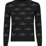Maglione con logo all-over 812576 T17241269 BALENCIAGA 