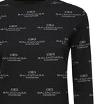 Maglione con logo all-over 812576 T17241269 BALENCIAGA 