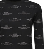Maglione con logo all-over 812576 T17241269 BALENCIAGA 