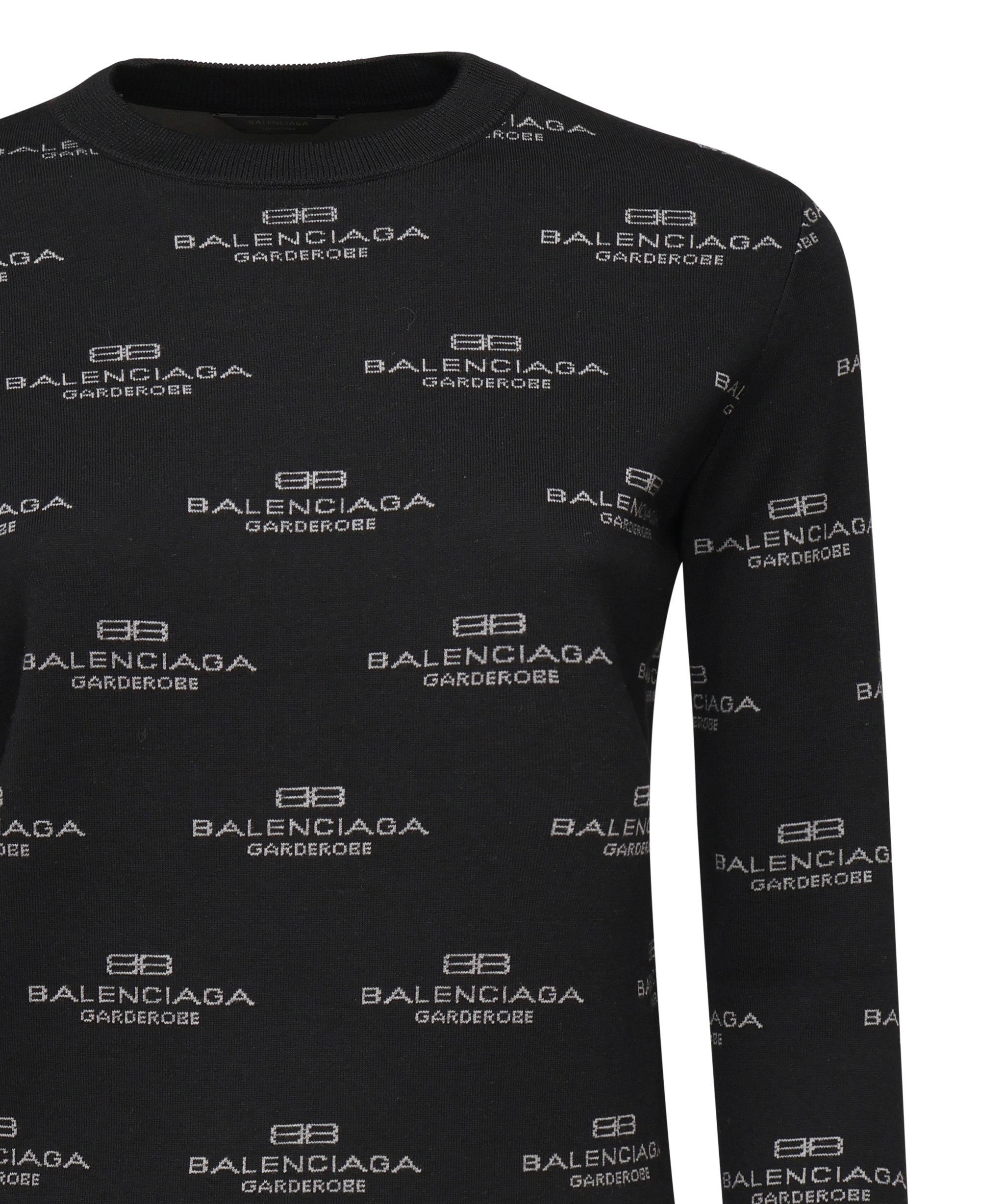 Maglione con logo all-over 812576 T17241269 BALENCIAGA 