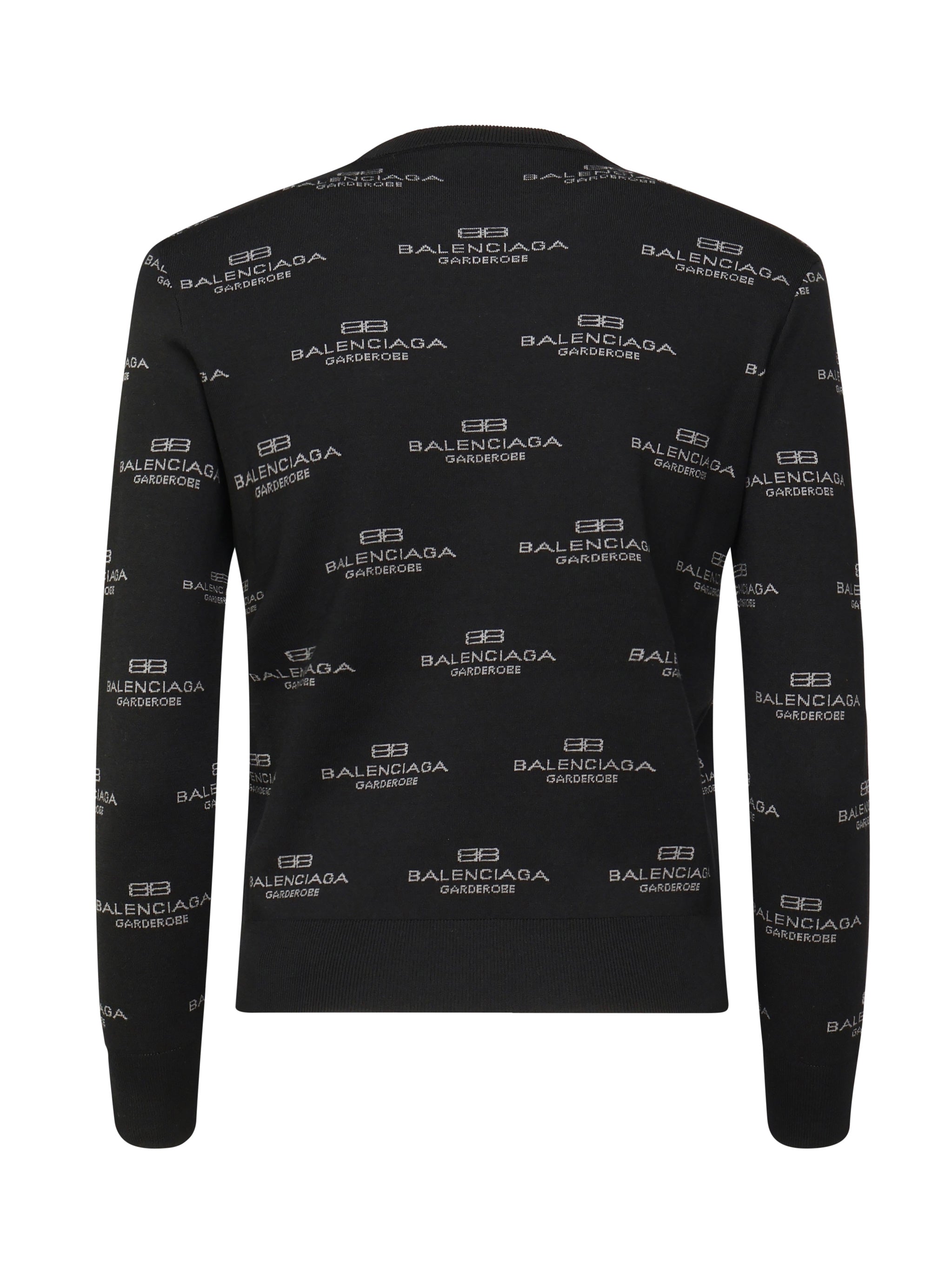 Maglione con logo all-over 812576 T17241269 BALENCIAGA 