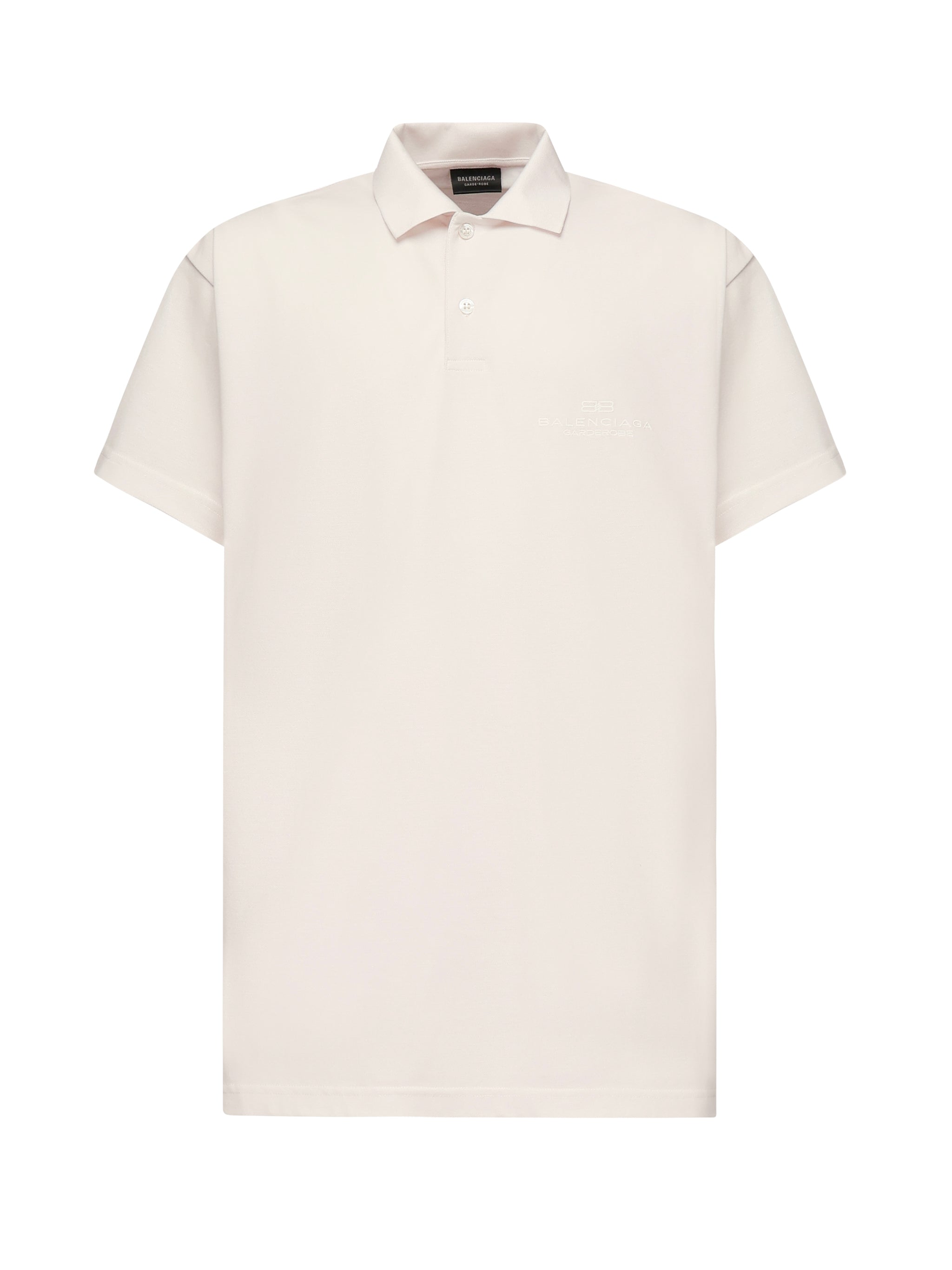 Polo Intertwined in piqué di cotone 813299 TRVW49012 BALENCIAGA 