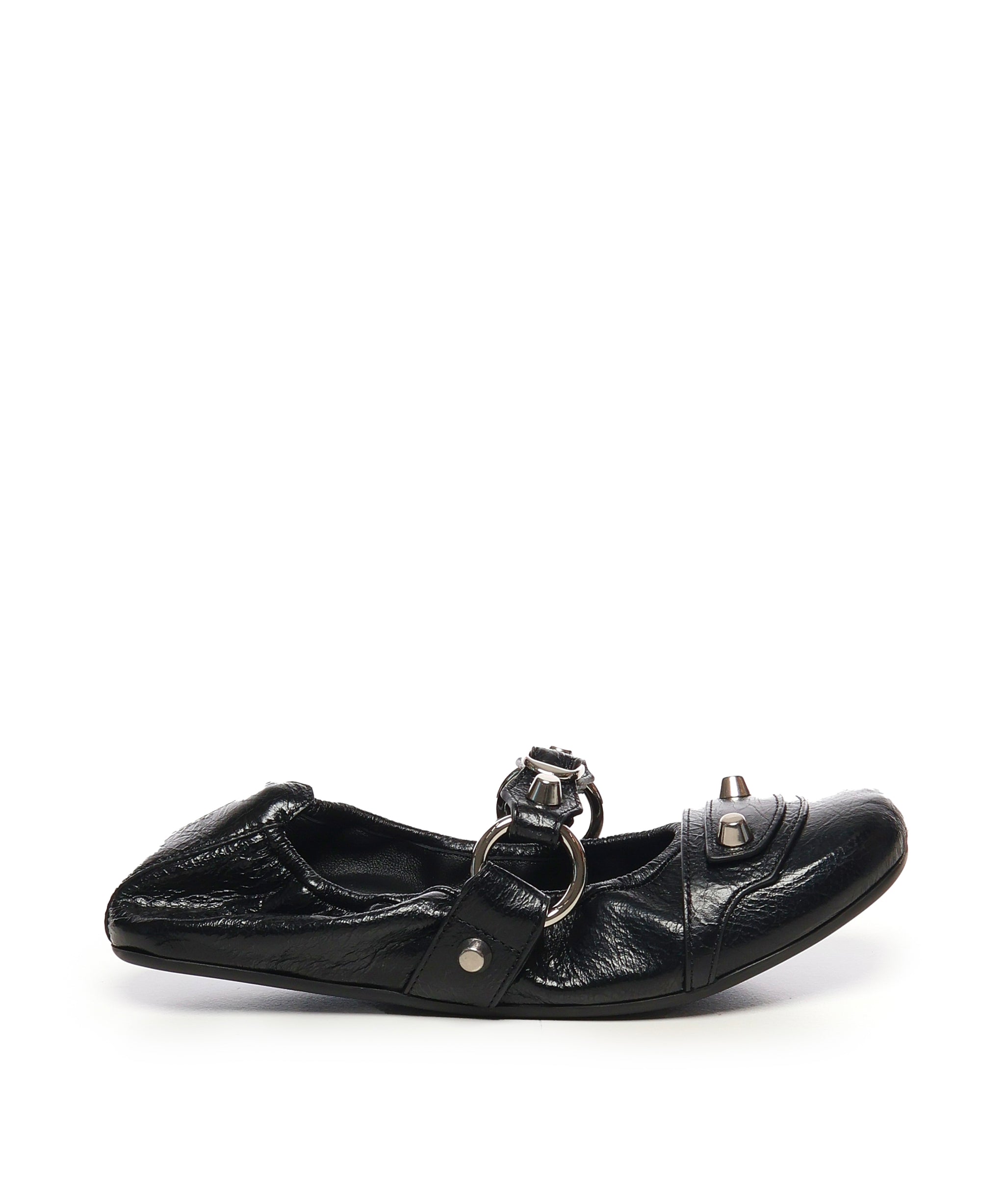 Ballerine City in pelle 828095 WAD4Y1080 BALENCIAGA 