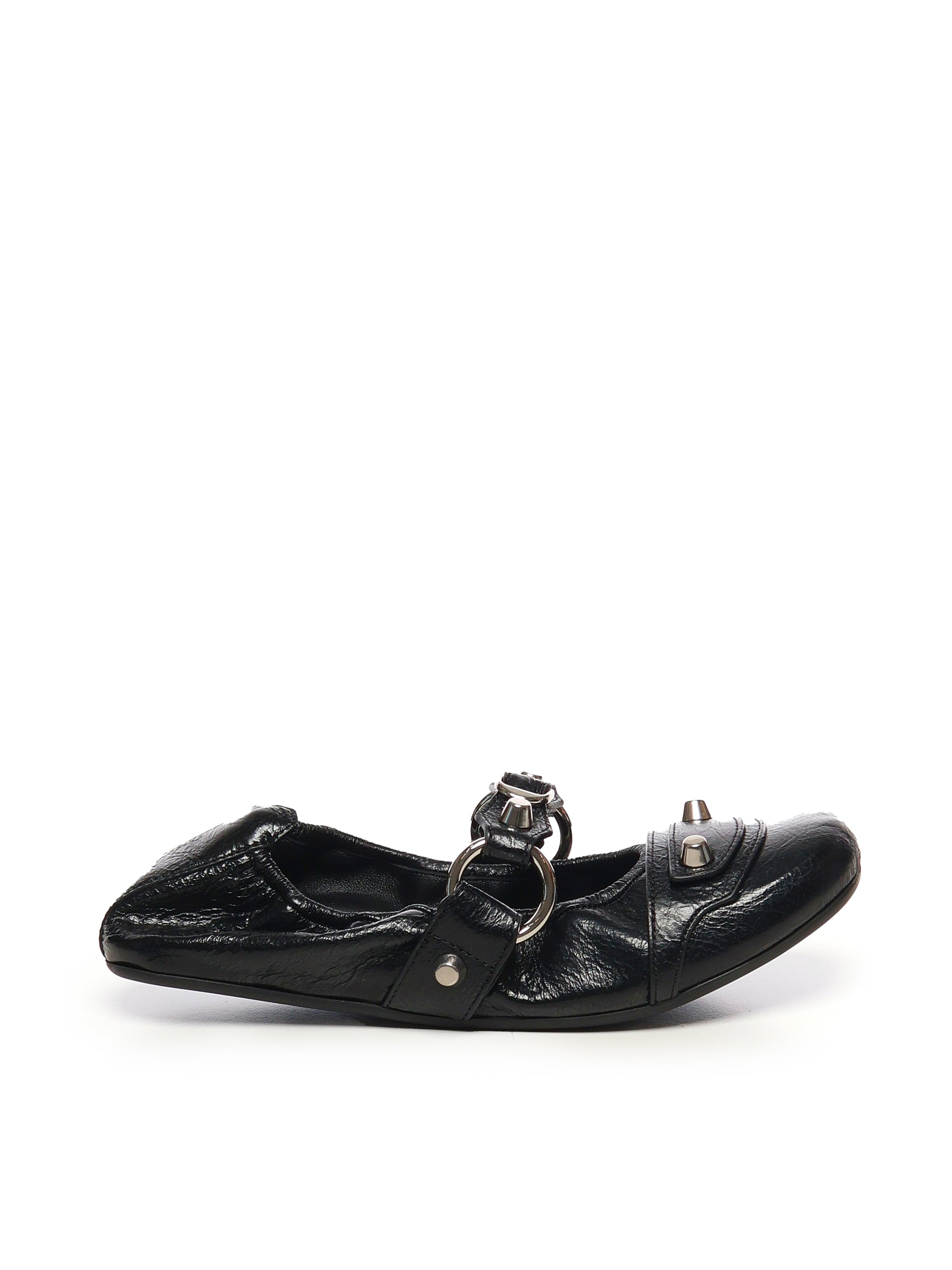 Ballerine City in pelle 828095 WAD4Y1080 BALENCIAGA 