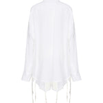 Camicia Lingerie in popeline di lyocell 831656 TRO379000 BALENCIAGA 
