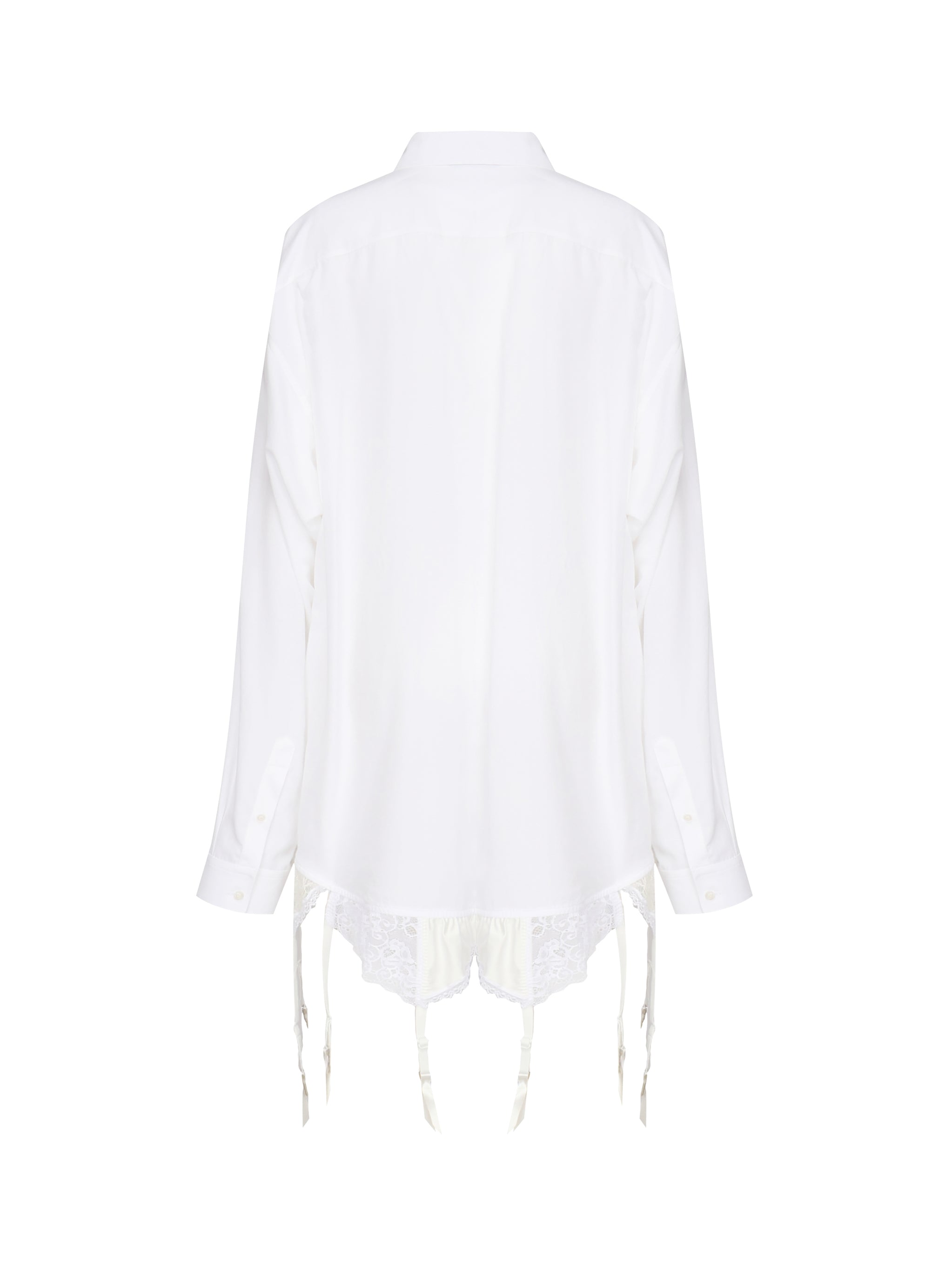 Camicia Lingerie in popeline di lyocell 831656 TRO379000 BALENCIAGA 